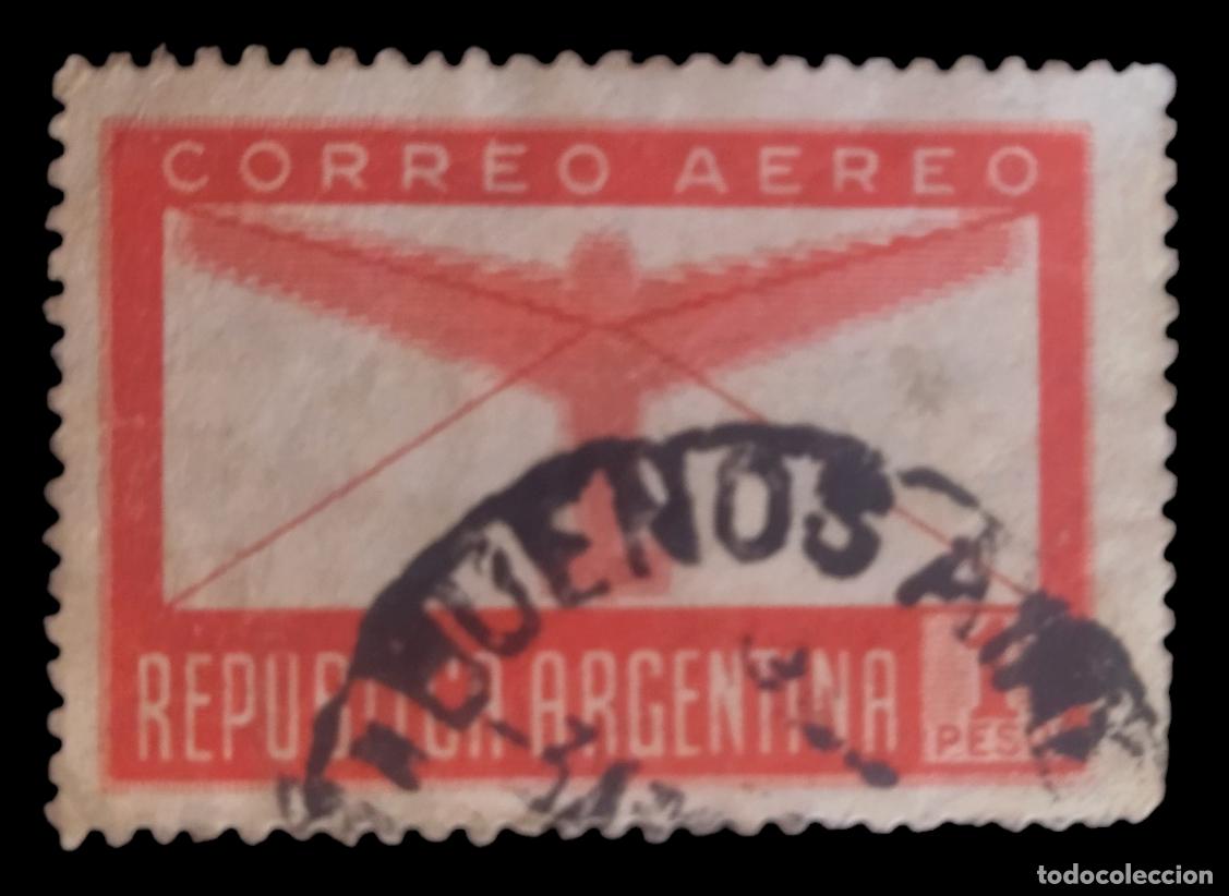 Sellos: ARGENTINA Correo A&eacute;reo. USADO.