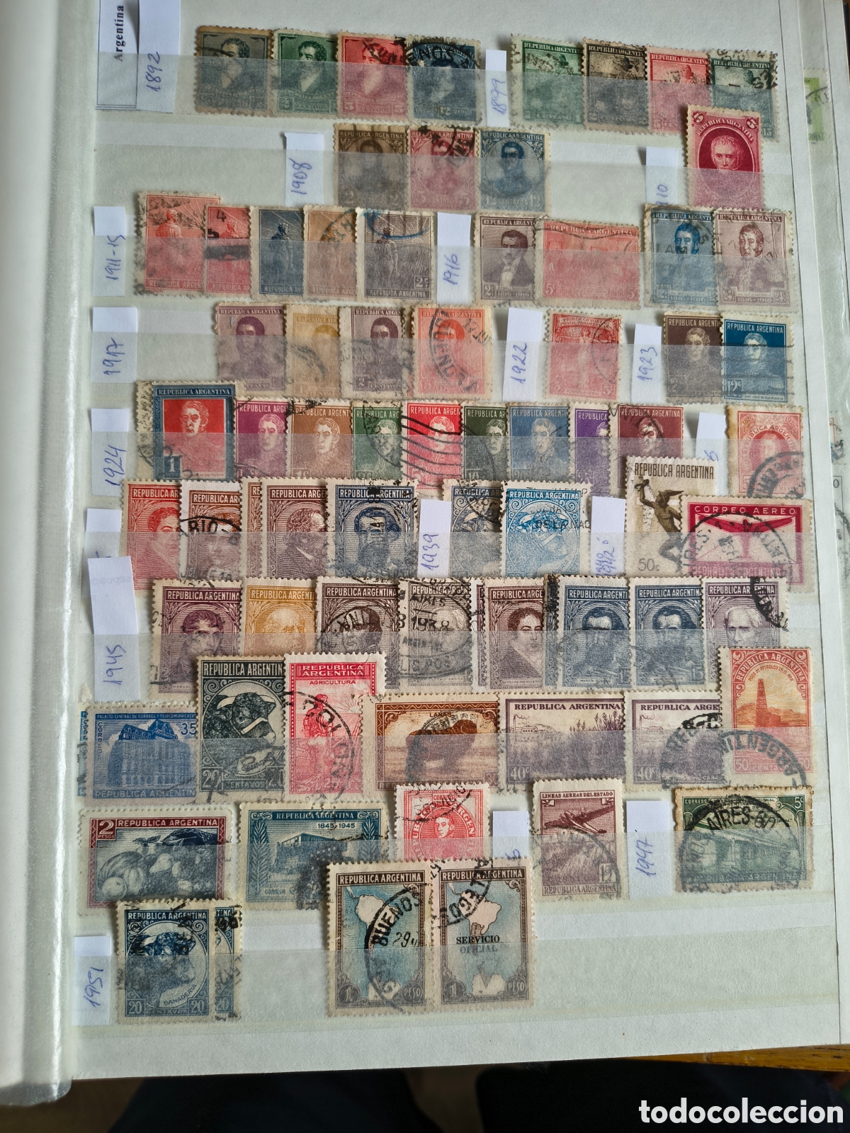 Sellos: Colecci&oacute;n de sellos de Argentina