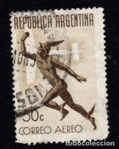Sellos: Argrentina. Mercurio. 1940. YT-PA21. Usado