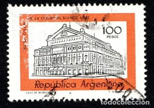 Sellos: Argrentina. Teatro de Buenos Aires . 1978. YT-1130. Usado