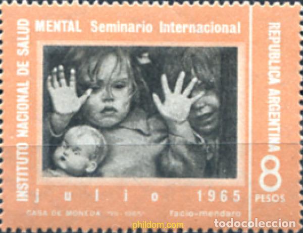 Sellos: 283258 MNH ARGENTINA 1965 CONGRESO NACIONAL DE LA SALUD MENTAL