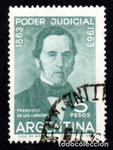 Sellos: Argentina. Centenario Poder Judicial. 1963. YT-678. S. Completa. Usado - Foto 1