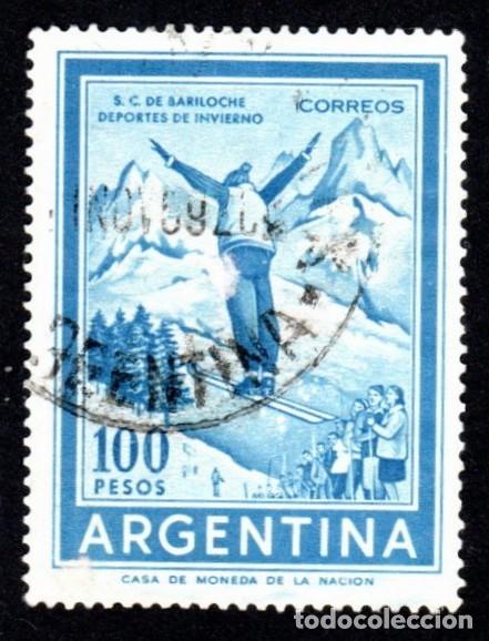 Sellos: Argentina. Juegos de Invierno. Bariloche. 1959-62. YT-606E. Usado