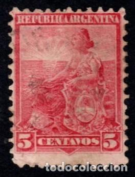 Sellos: Argentina. S&iacute;mbolo de la Rep&uacute;blica. 1899-1903. YT-115. Usado
