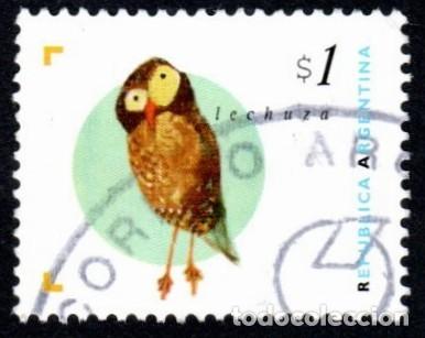Sellos: Argentina. Aves. Tyto furcata. 1995. YT-1889. . Usado