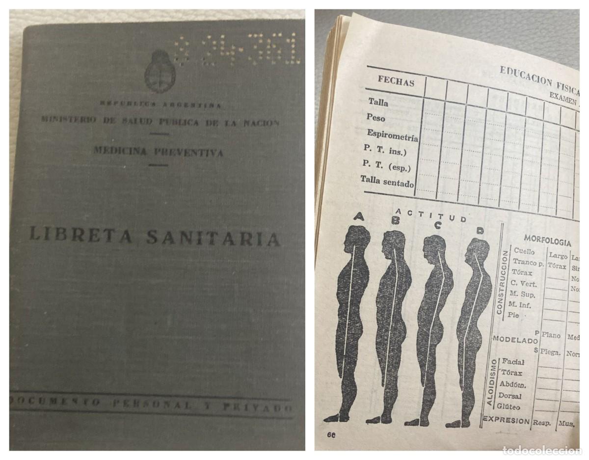 Sellos: O) ARGENTINA, MINISTRY OF PUBLIC HEALTH OF THE NATION, HEALTH CARD - MINISTERIO DE SALUD PUBLICA DE