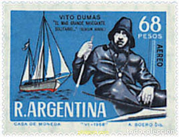 Sellos: 26429 MNH ARGENTINA 1968 NAVEGACION EN SOLITARIO