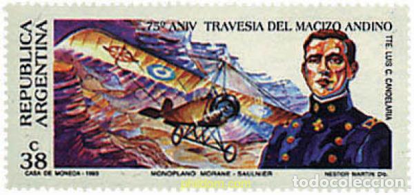 Sellos: 79700 MNH ARGENTINA 1993 75 ANIVERSARIO DE LA TRAVESIA DE LOS ANDES.