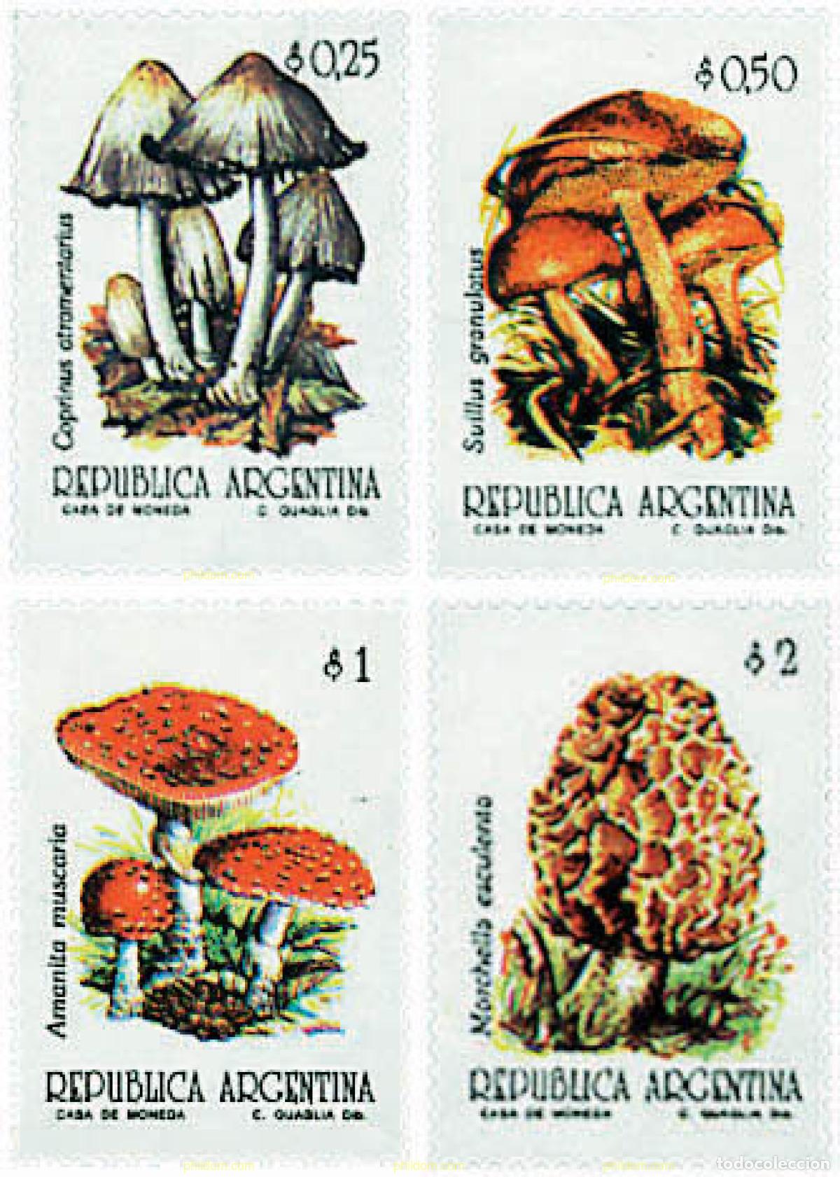 Sellos: 34956 MNH ARGENTINA 1993 SETAS