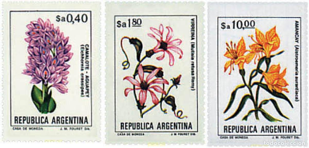 Sellos: 79553 MNH ARGENTINA 1983 FLORES