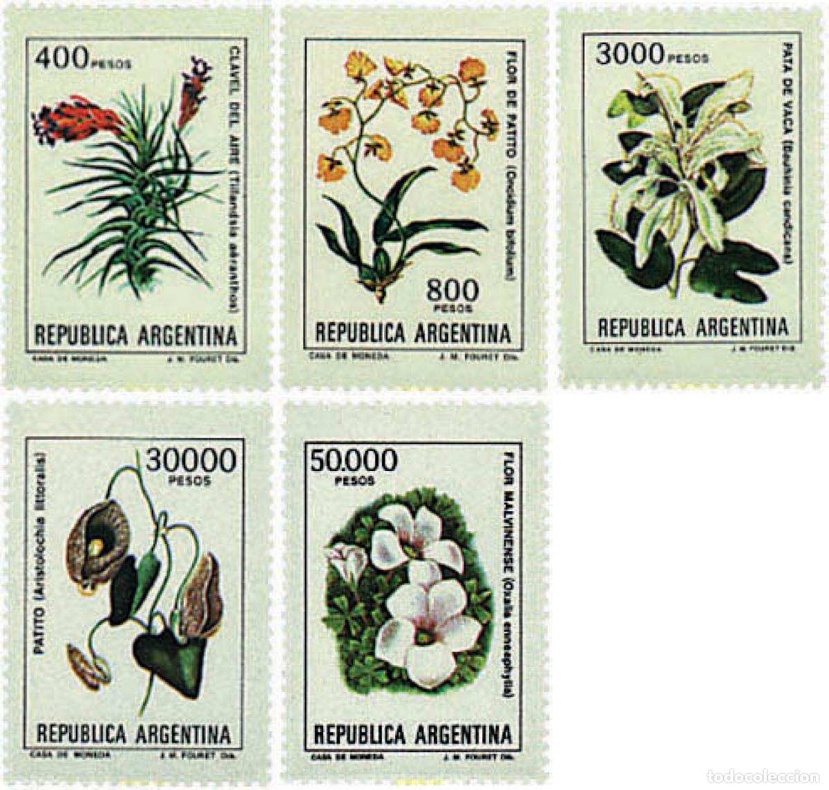 Francobolli: 79512 MNH ARGENTINA 1982 FLORES ARGENTINAS