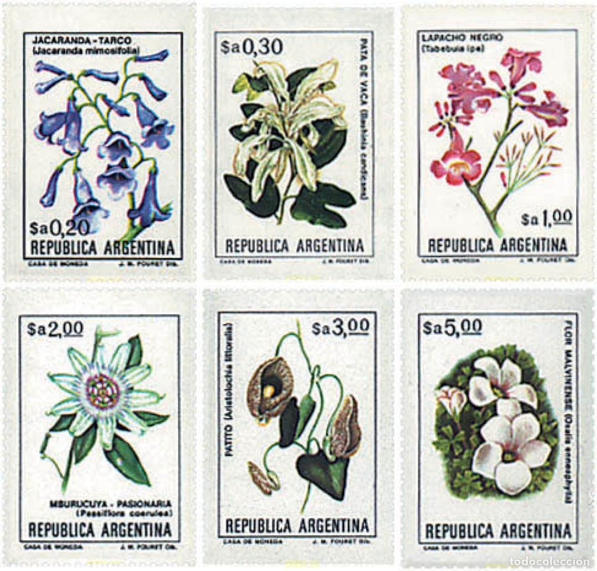 Sellos: 300728 MNH ARGENTINA 1983 FLORES