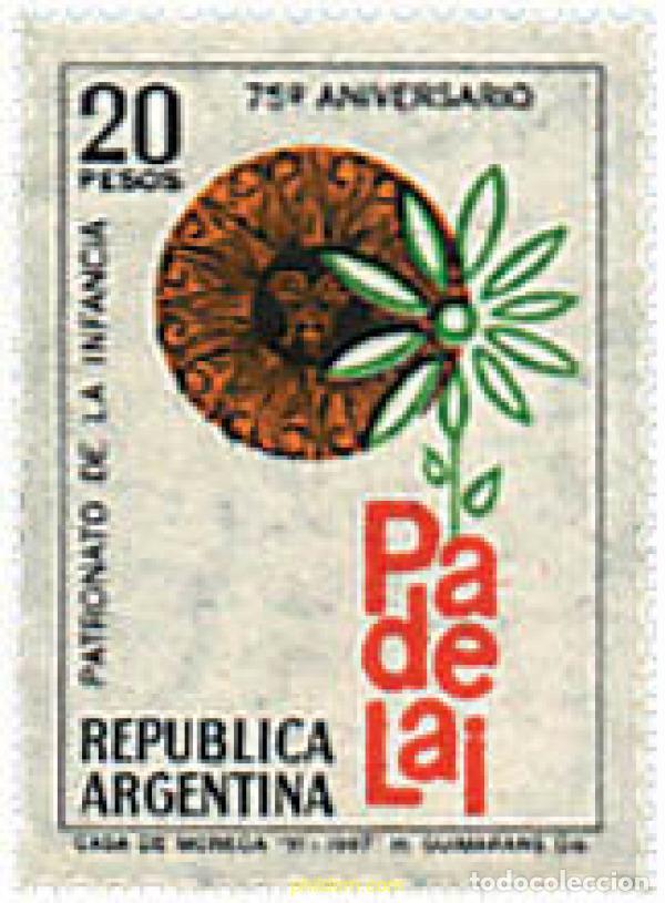 Sellos: 82044 MNH ARGENTINA 1967 78 ANIVERSARIO DE LA PROTECCION DE LA INFANCIA