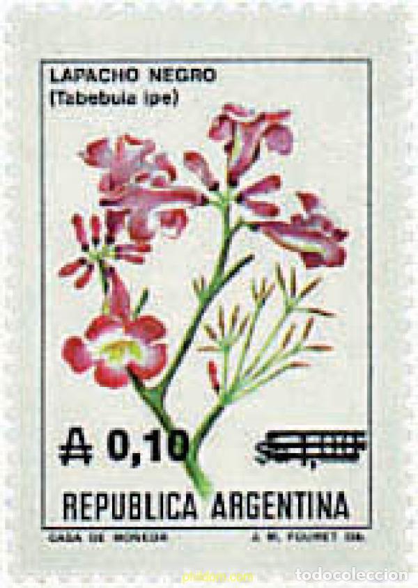 Sellos: 99392 MNH ARGENTINA 1986 FLOR