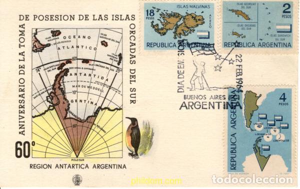 Sellos: 789639 MNH ARGENTINA 1964 TERRITORIOS ANTARTICOS ARGENTINOS