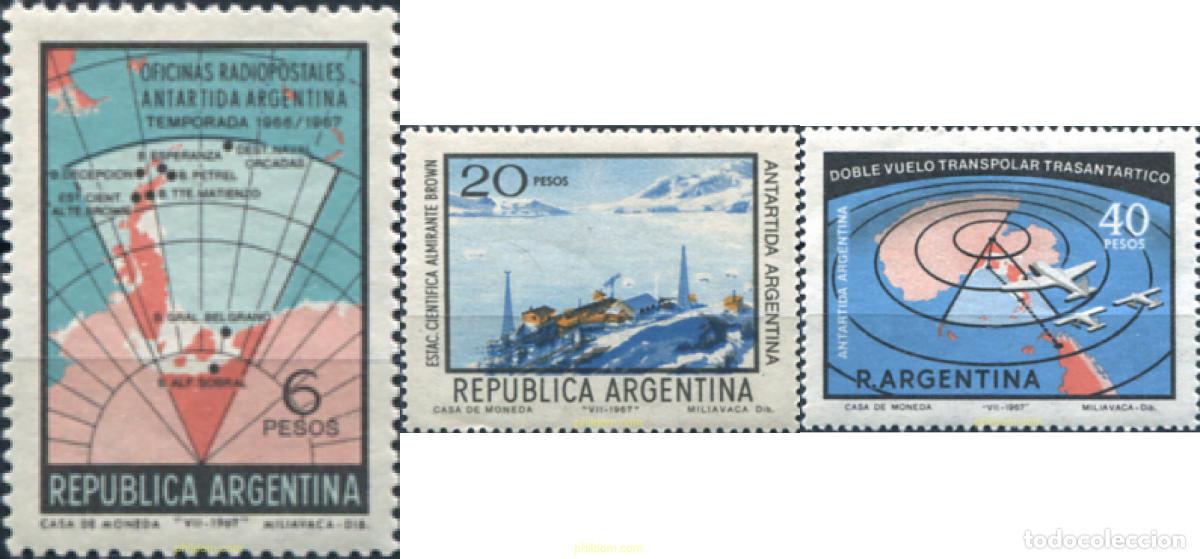 Sellos: 283283 MNH ARGENTINA 1968 ANTARTICA ARGENTINA