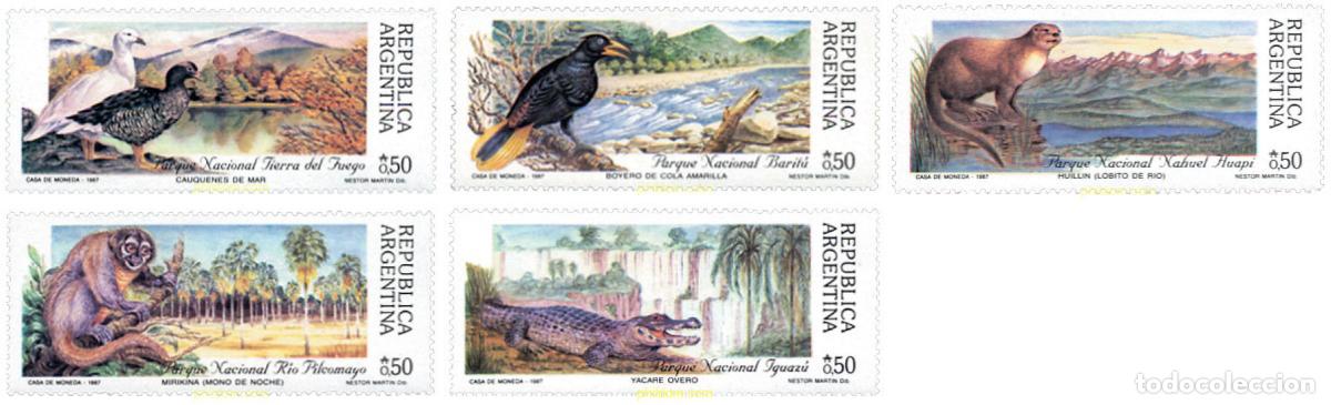 Sellos: 36458 MNH ARGENTINA 1987 PARQUES NACIONALES ARGENTINOS