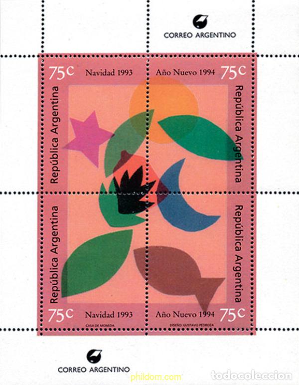 Sellos: 36460 MNH ARGENTINA 1993 NAVIDAD