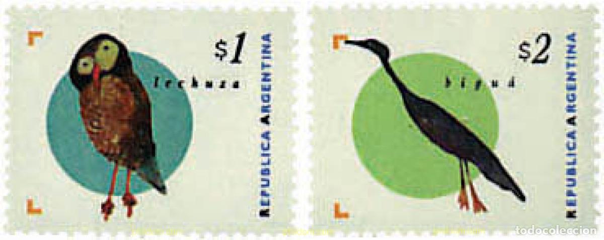 Sellos: 33238 MNH ARGENTINA 1995 FAUNA. AVES (II)