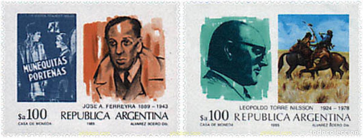 Sellos: 29433 MNH ARGENTINA 1985 CINE ARGENTINO