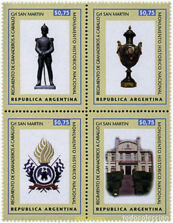 Sellos: 6941 MNH ARGENTINA 1998 REGIMIENTO DE GRANADEROS