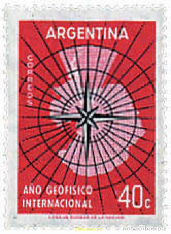 Sellos: 60695 MNH ARGENTINA 1958 A&Ntilde;O GEOFISICO INTERNACIONAL.