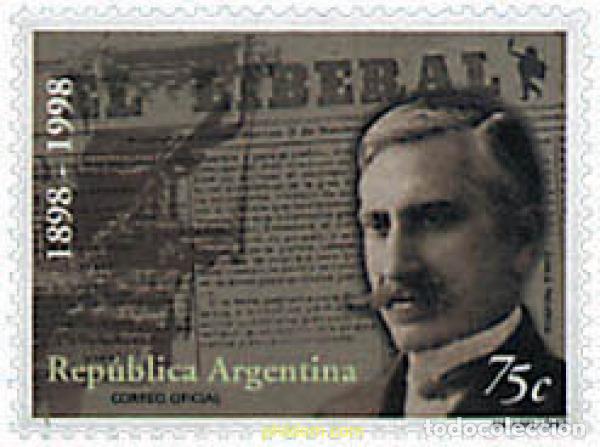 Sellos: 159394 MNH ARGENTINA 1998 CENTENARIO DEL DIARIO EL LIBERAL DE SANTIAGO DE ESTERO