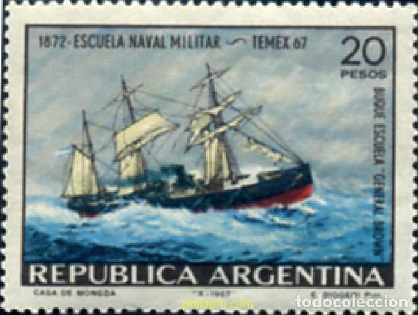 Sellos: 159289 MNH ARGENTINA 1967 TEMEX 67. EXPOSICION FILATELICA NACIONAL
