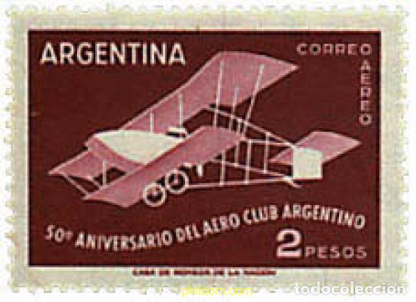 Briefmarken: 60693 MNH ARGENTINA 1958 50 ANIVERSARIO DEL AEROCLUB ARGENTINO