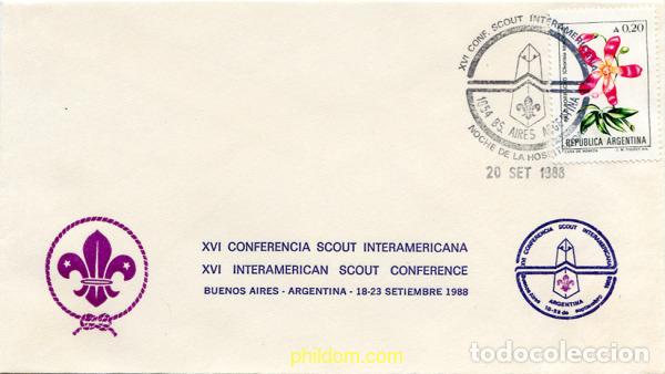 Sellos: 266154 USED ARGENTINA 1985 FLORES