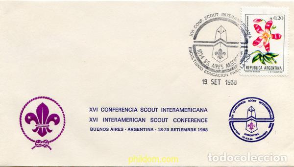 Sellos: 266155 USED ARGENTINA 1985 FLORES