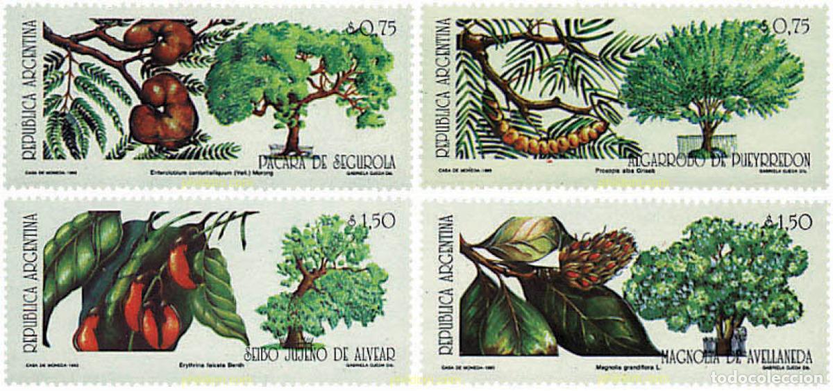 Sellos: 79749 MNH ARGENTINA 1993 ARBOLES