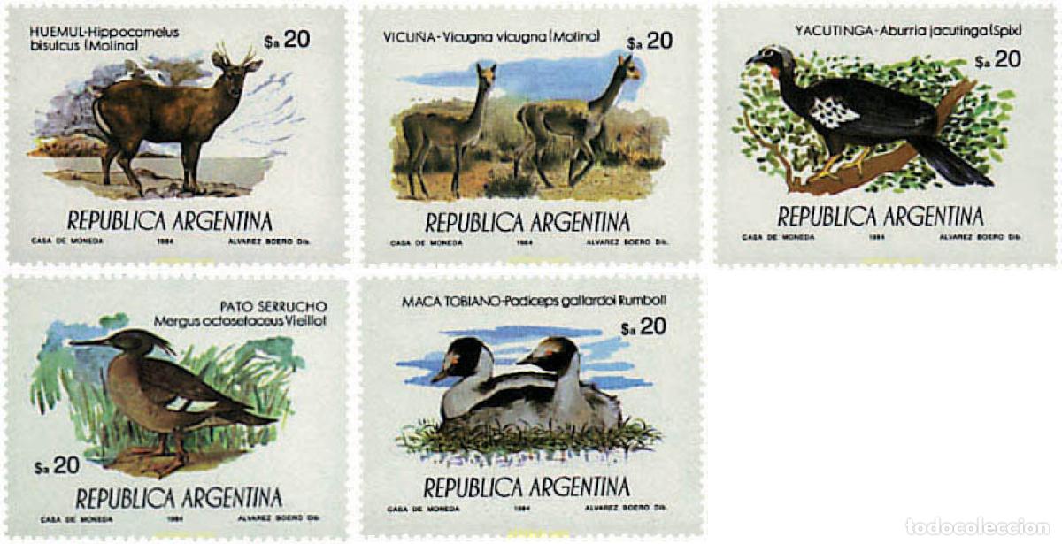 Sellos: 33234 MNH ARGENTINA 1984 PROTECCION DE LA VIDA SALVAJE