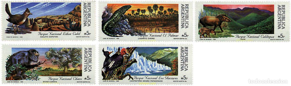 Sellos: 33236 MNH ARGENTINA 1989 PARQUES NATURALES ARGENTINOS