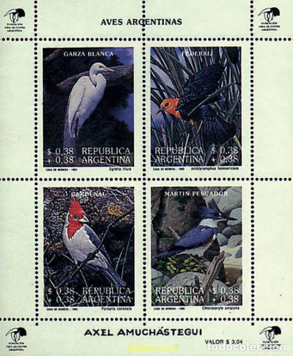 Sellos: 34976 MNH ARGENTINA 1993 AVES ARGENTINAS