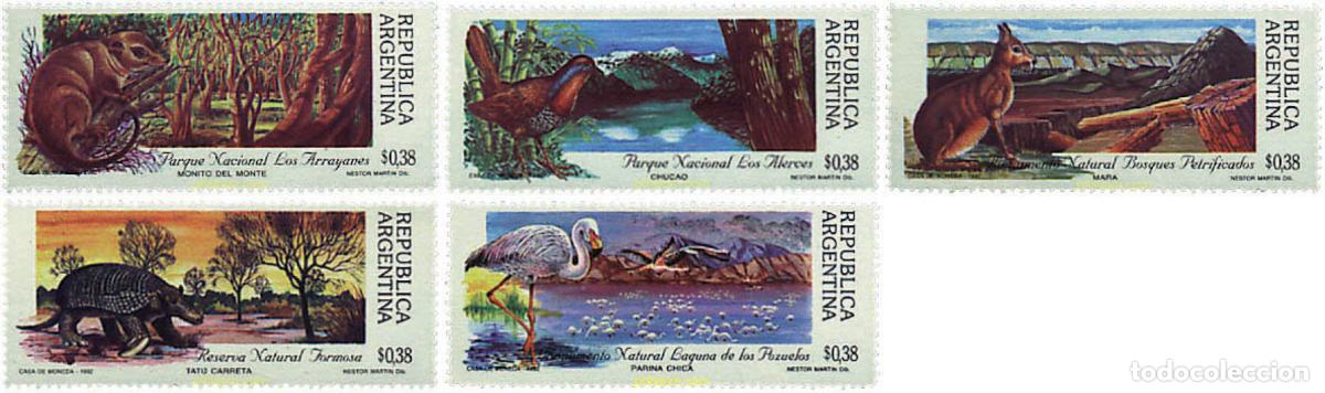Sellos: 36459 MNH ARGENTINA 1992 PARQUES NACIONALES ARGENTINOS