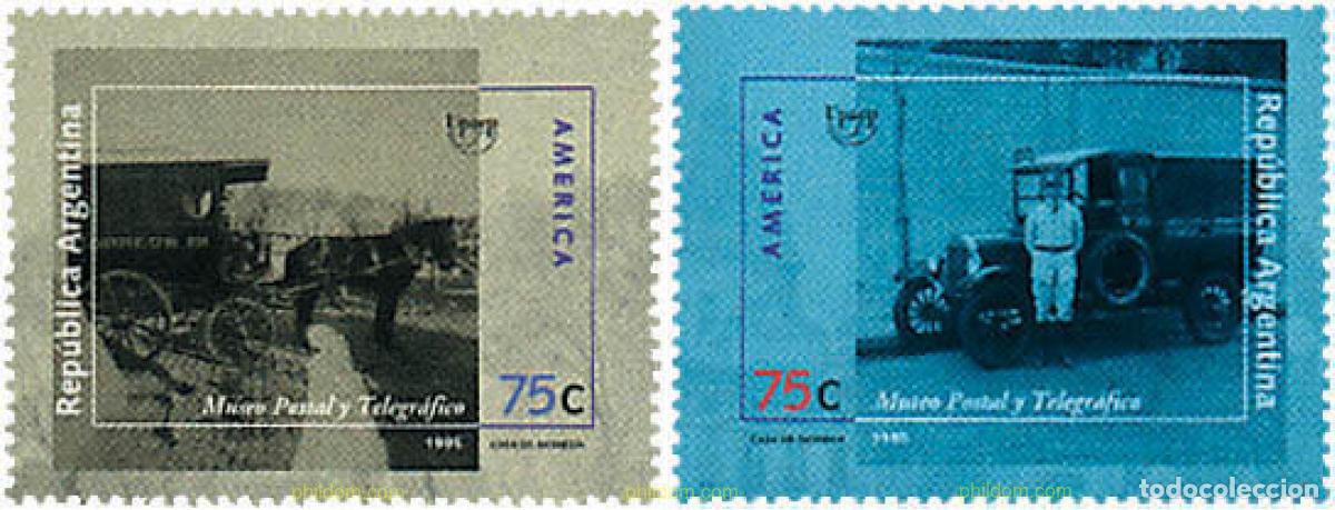 Sellos: 46025 MNH ARGENTINA 1995 AMERICA-UPAEP 1994 - TRANSPORTES POSTALES