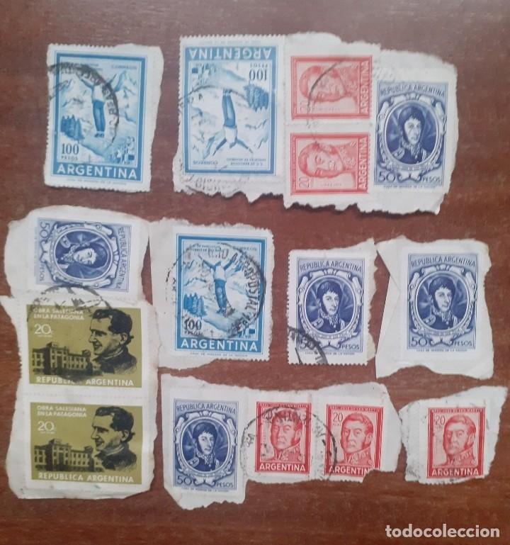 Sellos: Sello Argentina Obra Salesianos Patagonia dif&iacute;cil raro 15 sellos oferta