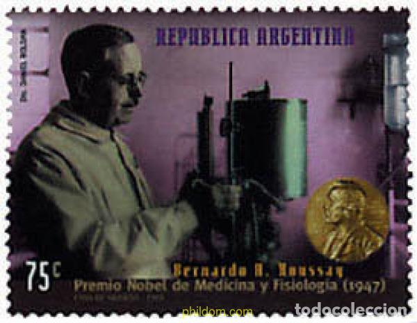 Sellos: 34324 MNH ARGENTINA 1998 HOMENAJE AL PREMIO NOBEL DE MEDICINA BERNARDO A. HOUSSAY