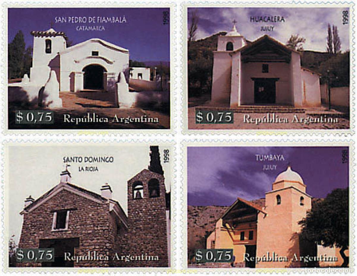 Sellos: 35614 MNH ARGENTINA 1998 CAPILLAS HISTORICAS