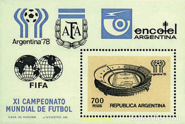 Sellos: 48743 MNH ARGENTINA 1978 COPA DEL MUNDO DE FUTBOL. ARGENTINA-78
