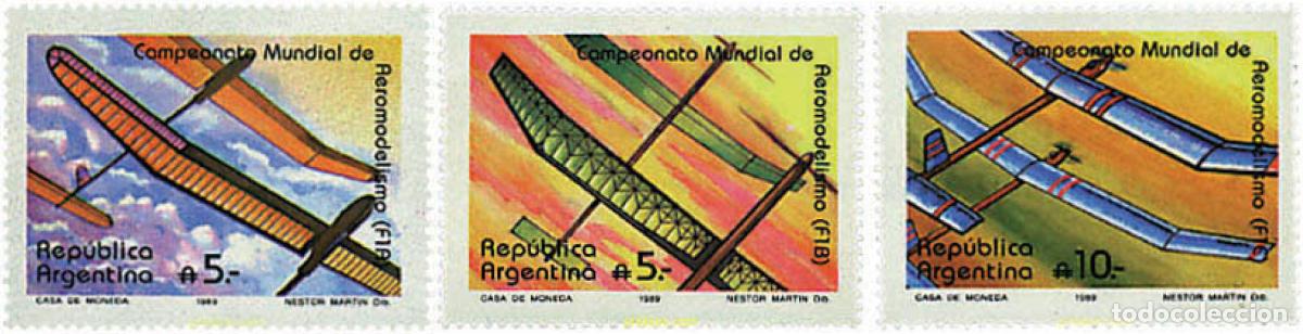 Sellos: 26442 MNH ARGENTINA 1989 AEROMODELISMO
