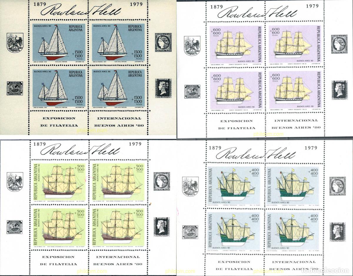 Sellos: 8271 MNH ARGENTINA 1979 BUENOS AIRES 80. EXPOSICION FILATELICA INTERNACIONAL