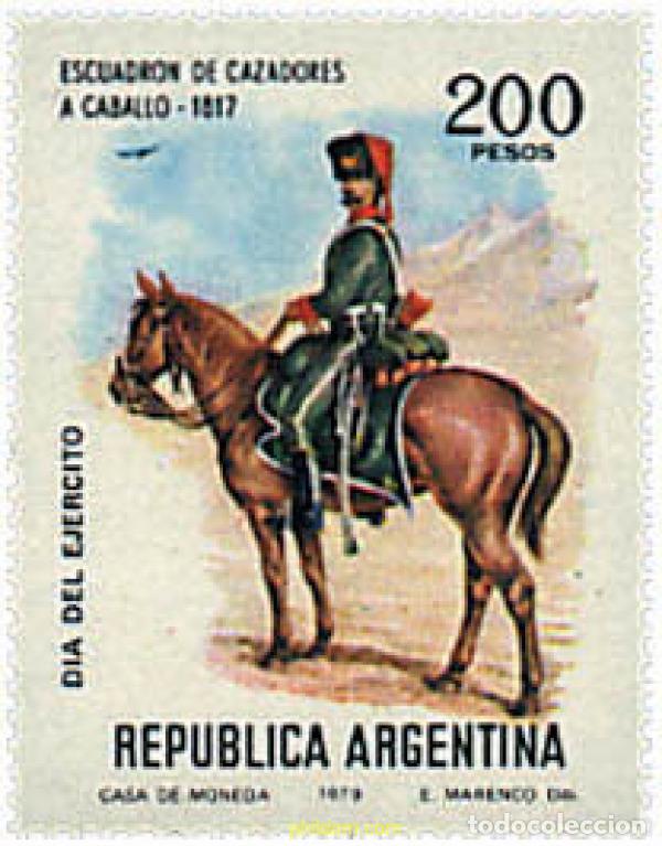 Sellos: 29430 MNH ARGENTINA 1979 DIA DEL EJERCITO