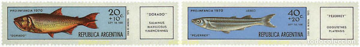 Sellos: 28362 MNH ARGENTINA 1971 PECES - Foto 1