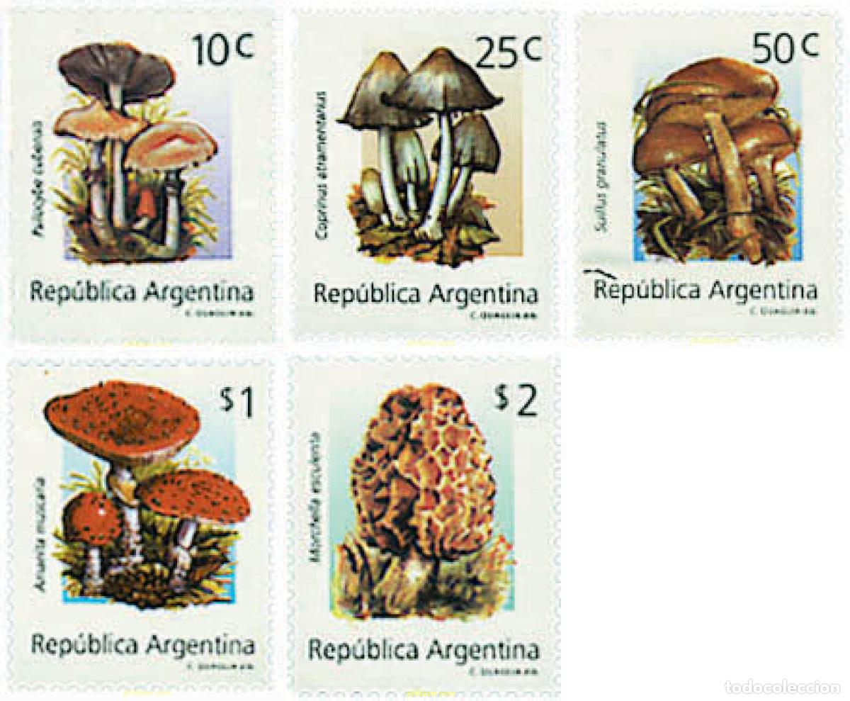 Sellos: 34957 MNH ARGENTINA 1994 SETAS