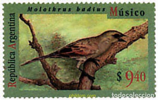 Sellos: 32868 MNH ARGENTINA 1995 PAJARO CANTOR