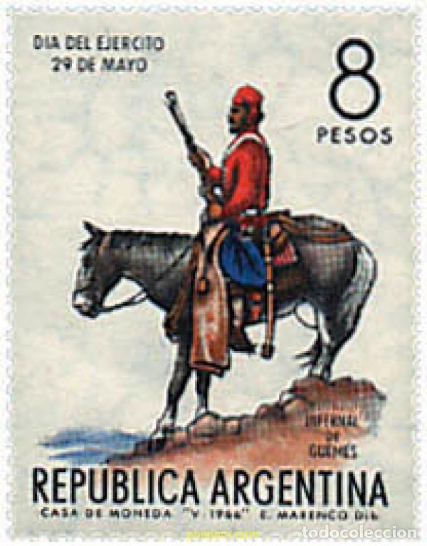 Sellos: 29291 MNH ARGENTINA 1966 DIA DEL EJERCITO