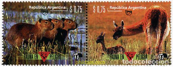 Sellos: 148142 MNH ARGENTINA 1996 AMERICA-UPAEP 1995 - DEFENSA DEL MEDIO AMBIENTE