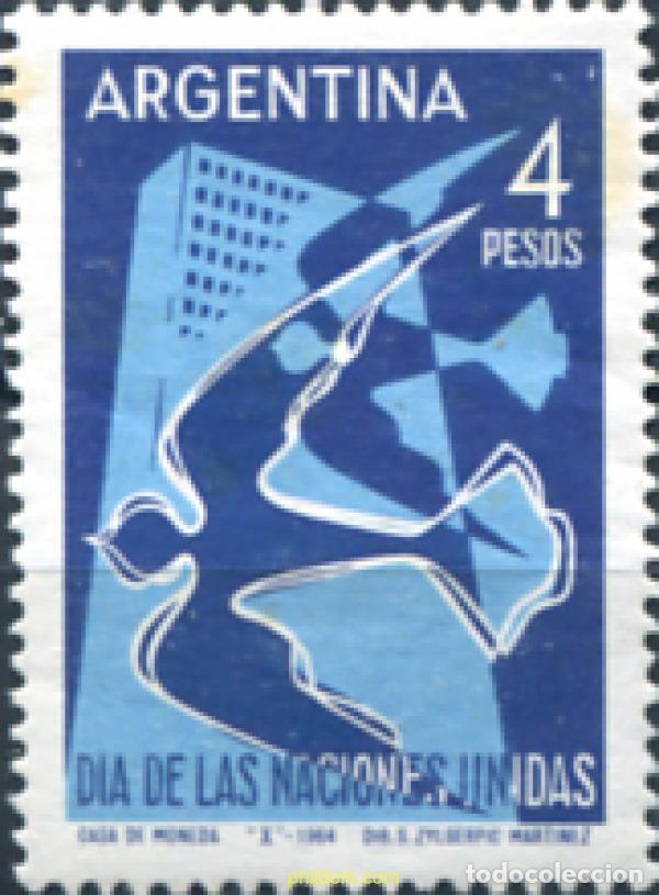 Sellos: 283249 MNH ARGENTINA 1964 DIA DE LAS NACIONES UNIDAS